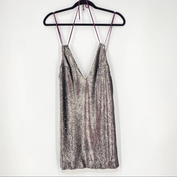 NEW Free People Ay Mama Double Take Sequin Dress - Picture 3 of 11